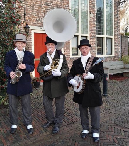 Marc Cooks Jazzband boekt bij www.dixieland-looporkest.eu